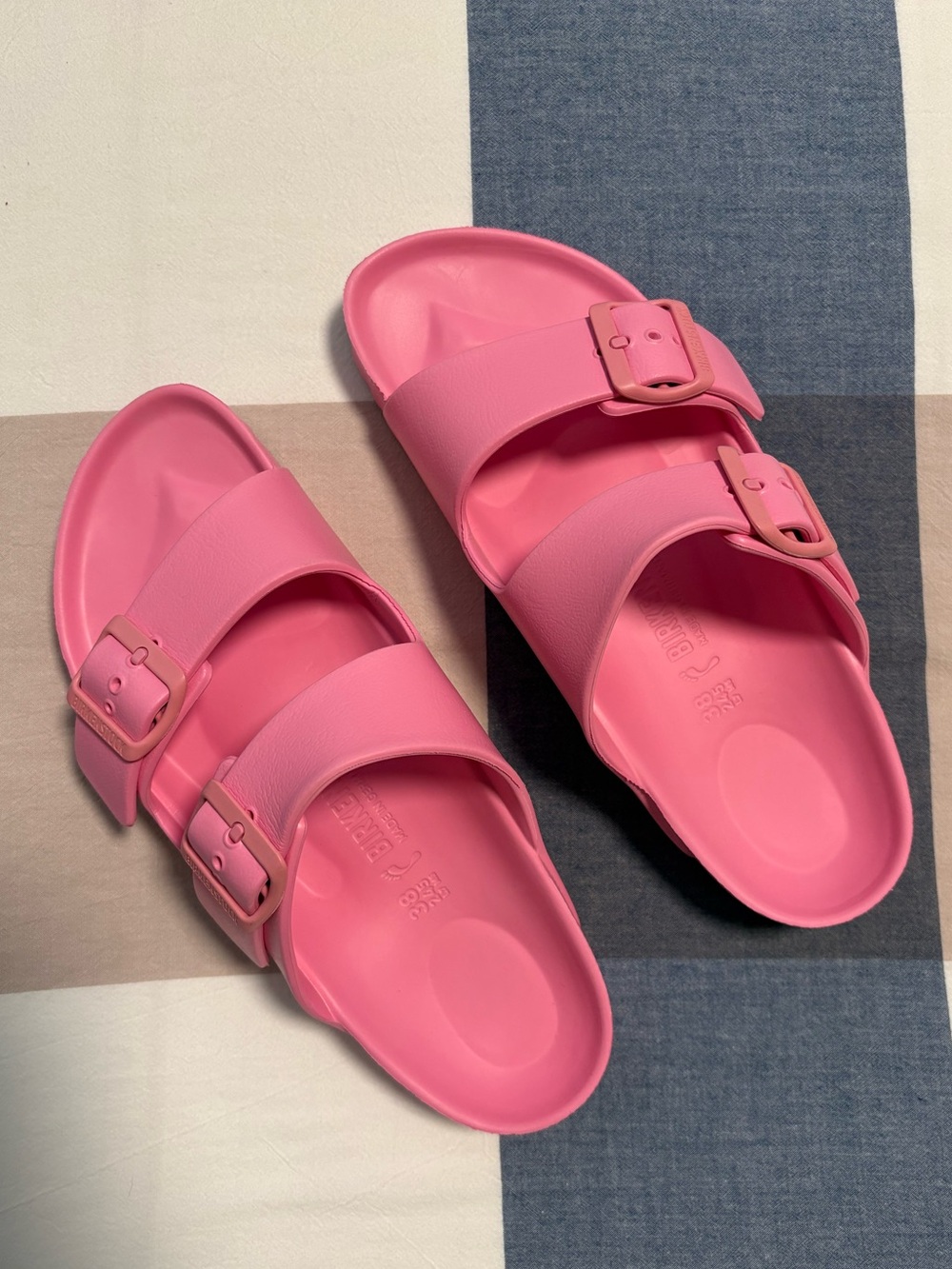 Birkenstock EVA Arizona Pink 38 Women’s Slide Sandals